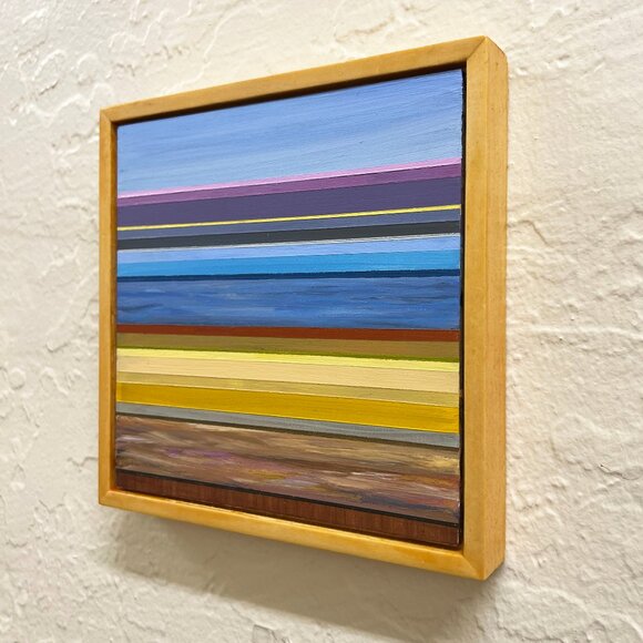 Small framed original abstract painting - Picture 3 of 3